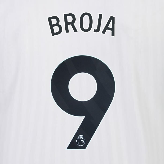 2023 2024 OFFICIAL FULHAM AVERY DENNISON BROJA 9 HOME PLAYER SIZE NAMESET