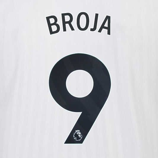 2023 2024 OFFICIAL FULHAM AVERY DENNISON BROJA 9 HOME PLAYER SIZE NAMESET
