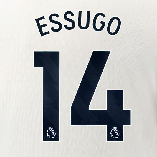 2025 2026 OFFICIAL CHELSEA D ESSUGO 14 BLACK AWAY PLAYER SIZE NAMESET