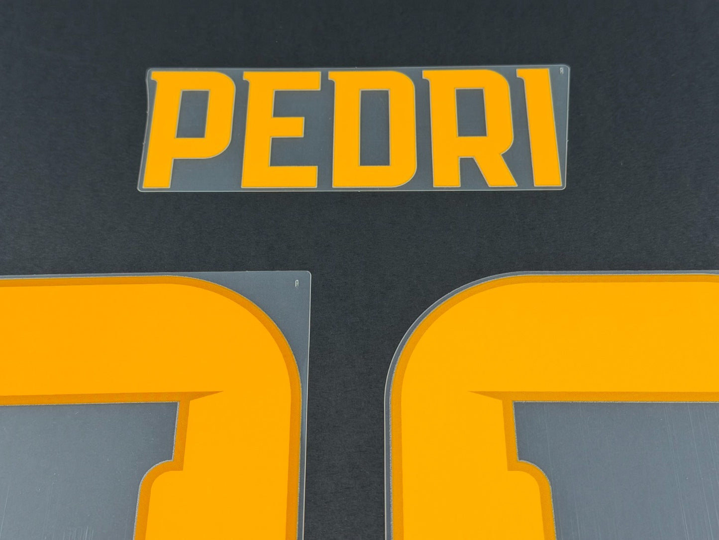 SPAIN 2026 (WC) OFFICIAL AVERY DENNISON PEDRI 20 HOME PLAYER SIZE NAMESET