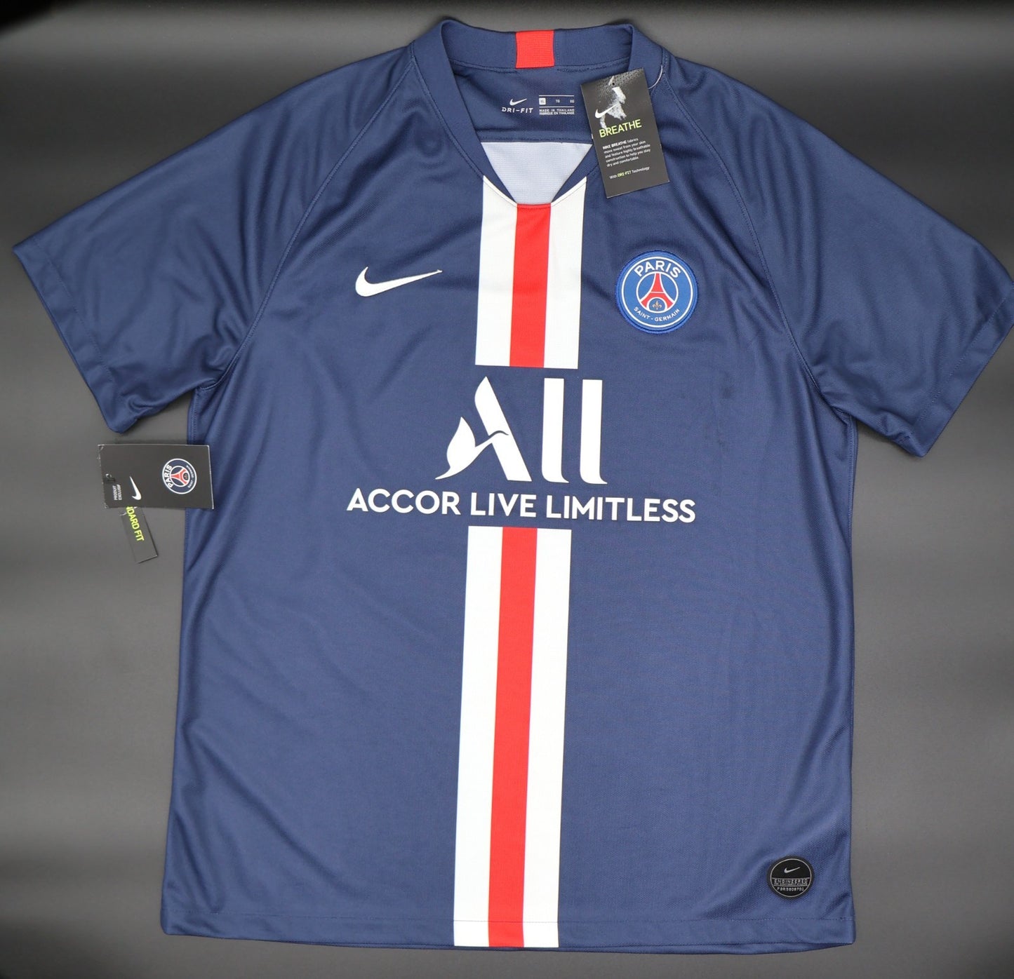 2021 2022 PSG MBAPPE' 7 HOME SHIRT NIKE FOOTBALL SHIRT MENS XL