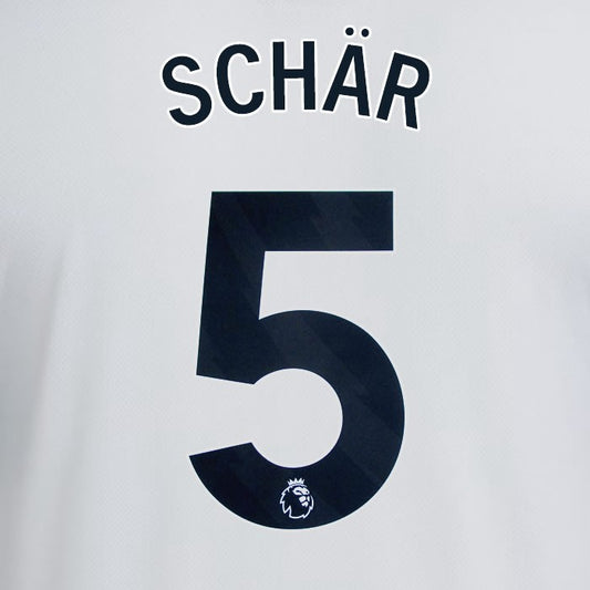 2025 2026 NEWCASTLE SCHAR 5 OFFICIAL BLACK HOME PLAYER SIZE NAME SET