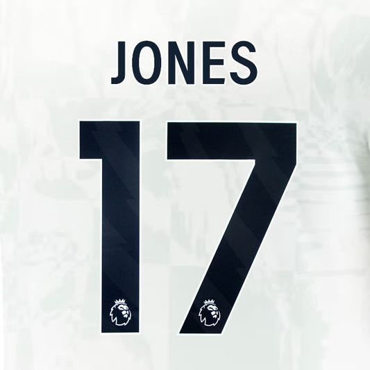 2024 2025 OFFICIAL LIVERPOOL JONES 17 BLACK 3RD PLAYER SIZE NAMESET