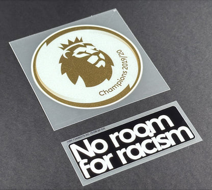2019 2020 OFFICIAL LIVERPOOL CHAMPIONS PLAYER SIZE SLEEVE PATCH SET 80mm