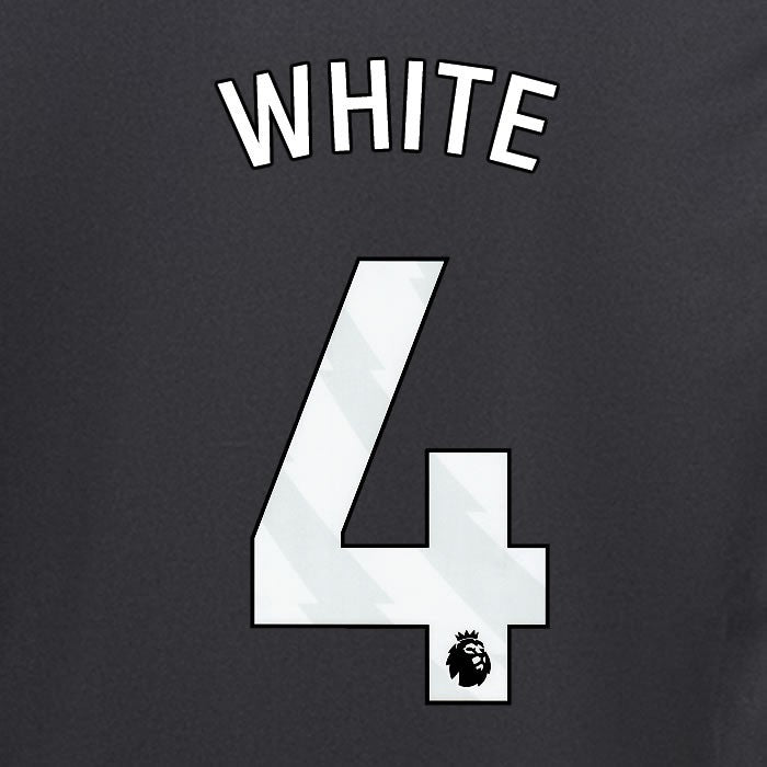 2024 2025 ARSENAL WHITE 4 WHITE AWAY OFFICIAL PLAYER SIZE NAMESET