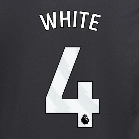 2024 2025 ARSENAL WHITE 4 WHITE AWAY OFFICIAL PLAYER SIZE NAMESET