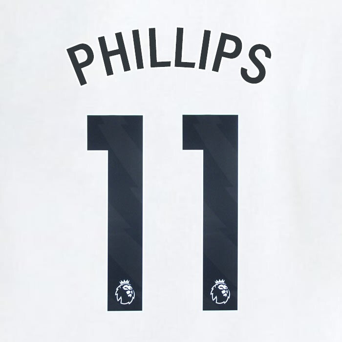 2023 2024 WEST HAM PHILLIPS 11 OFFICIAL AWAY BLACK PLAYER SIZE NAMESET