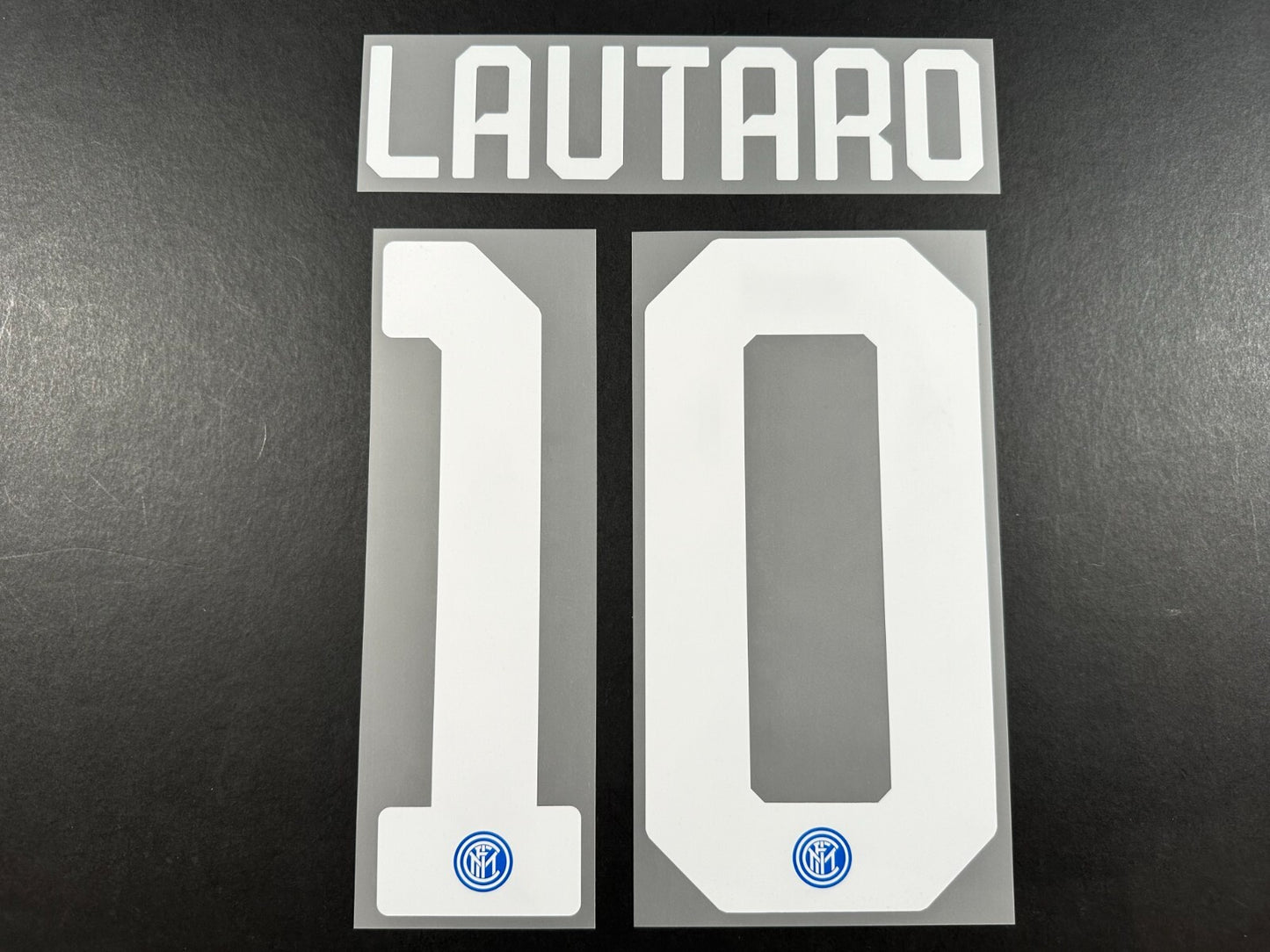 INTER MILAN 2019 2020 LAUTARO 10 OFFICIAL HOME WHITE PLAYER SIZE NAMESET