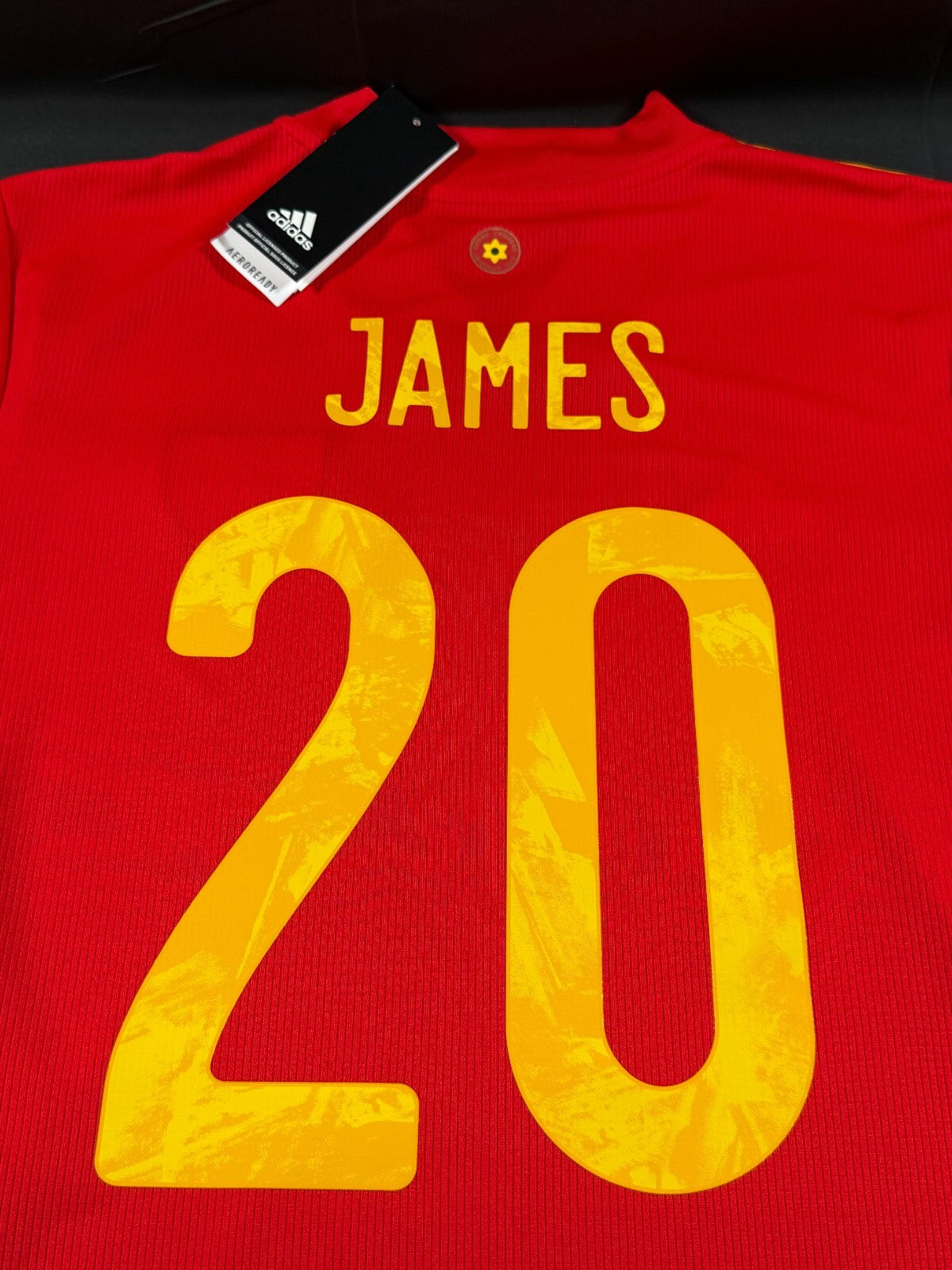BNWT 2020 2021 WALES ADIDAS AWAY FOOTBALL SHIRT JAMES 20 MENS MEDIUM