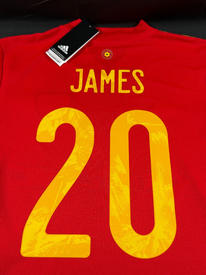 BNWT 2020 2021 WALES ADIDAS AWAY FOOTBALL SHIRT JAMES 20 MENS MEDIUM