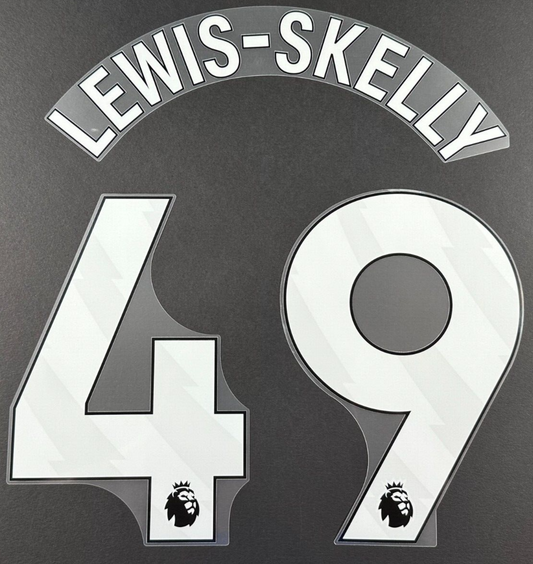 ARSENAL 2024/25 LEWIS - SKELLY 49  OFFICIAL AVERY DENNISON WHITE PLAYER SIZE