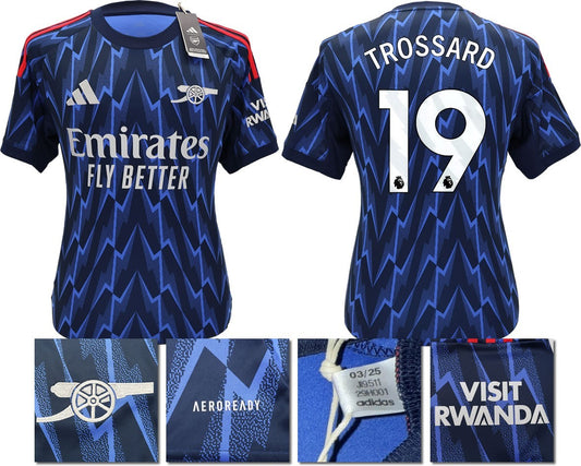 BNWT 2025/2026 ARSENAL F.C. ADIDAS AWAY SHIRT TROSSARD 19