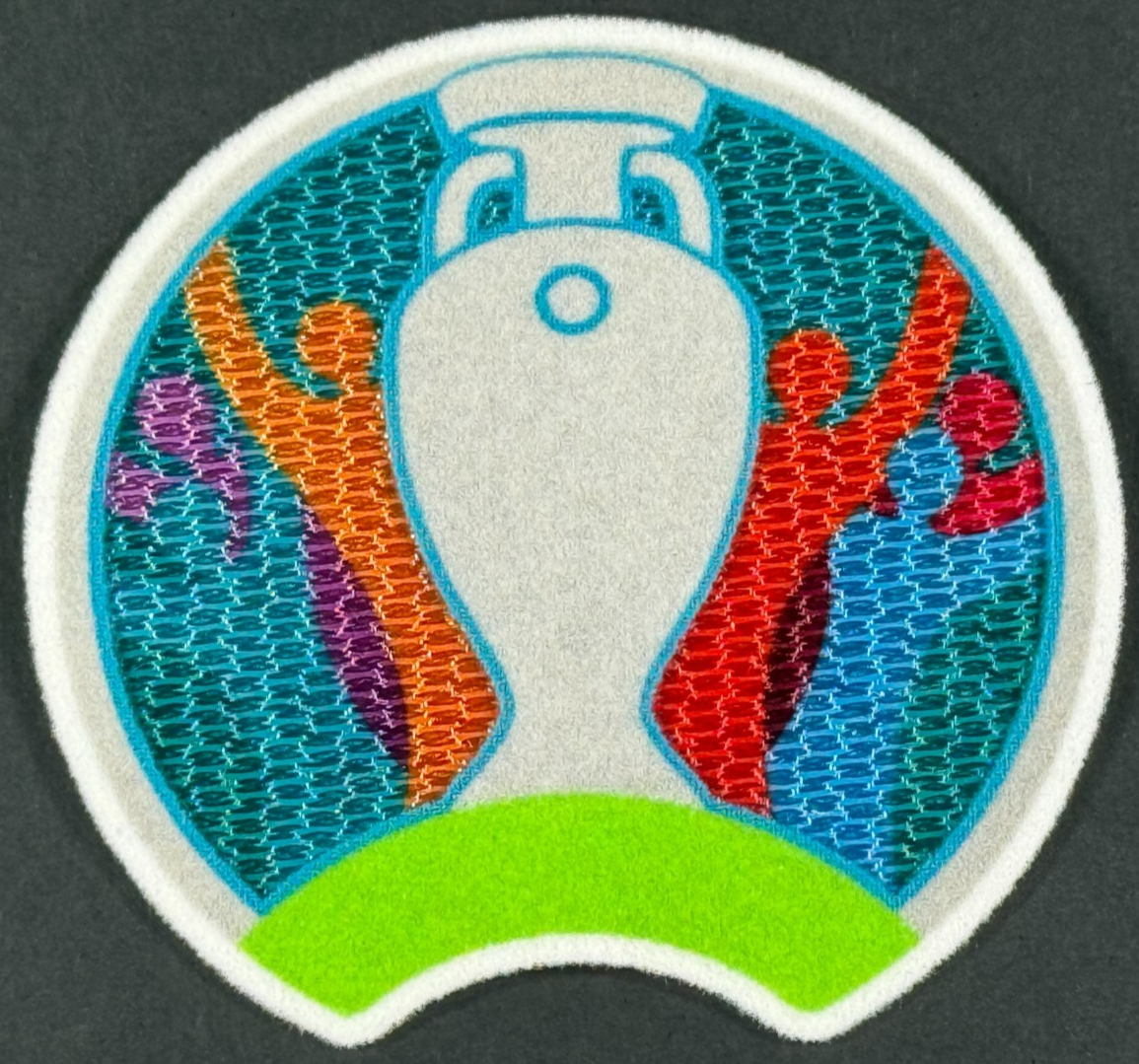 EURO 2020 SHIRT SLEEVE PATCH - DEKO GRAPHICS 80MM (FELT)