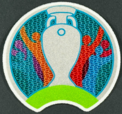 EURO 2020 SHIRT SLEEVE PATCH - DEKO GRAPHICS 80MM (FELT)