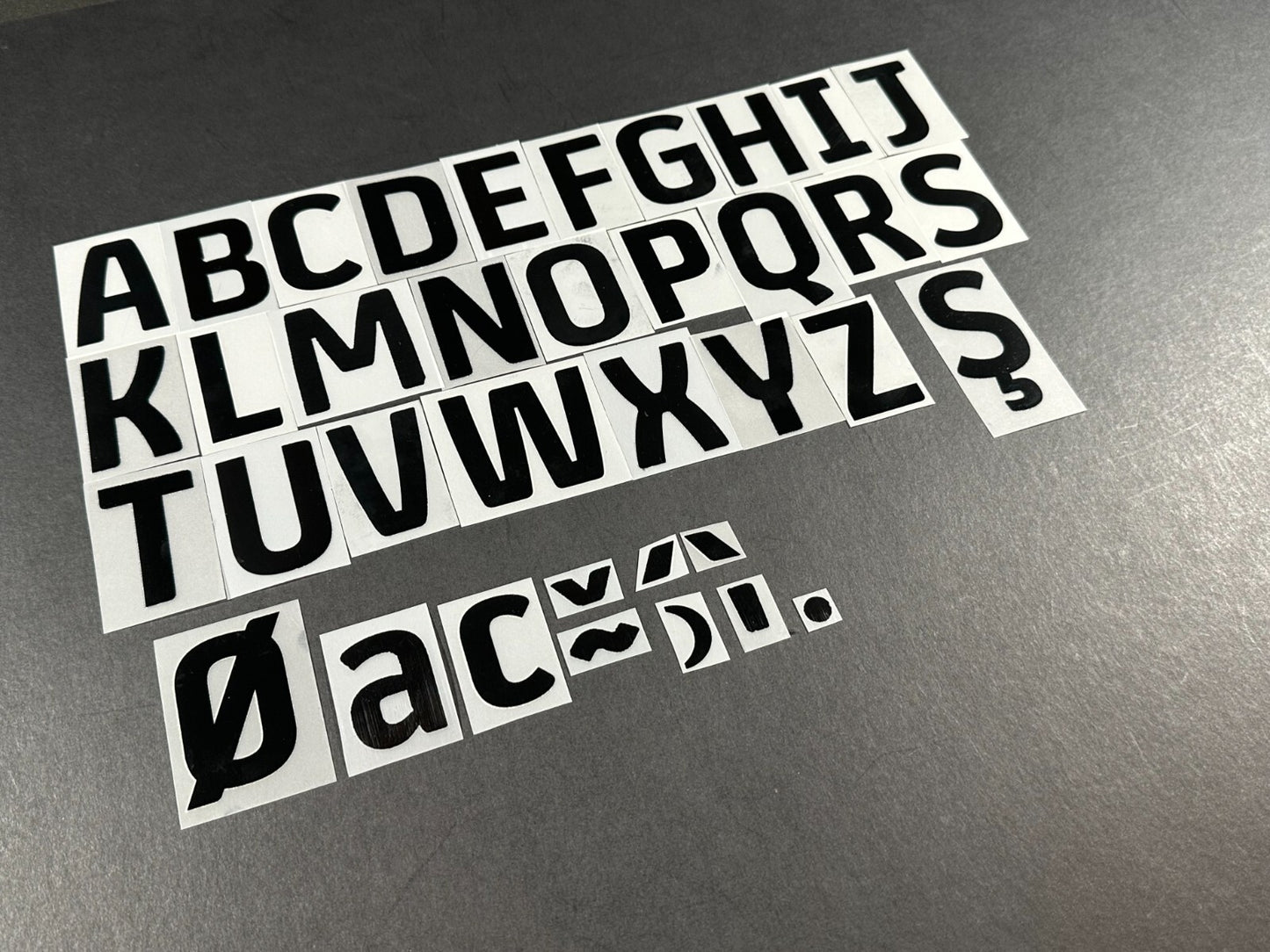 2024 2025 OFFICIAL EFL FOOTBALL LEAGUE BLACK PLAYER SIZE LETTERS