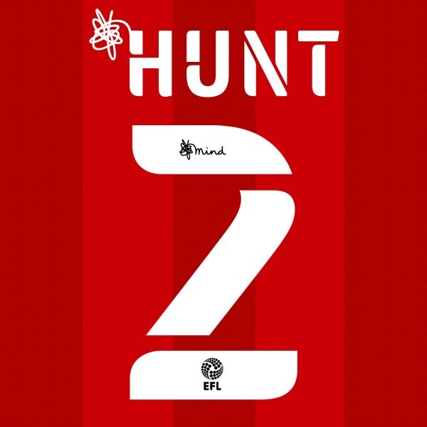 BRISTOL 2020 2021 OFFICIAL HUNT 2 HOME PLAYER SIZE NAME SET