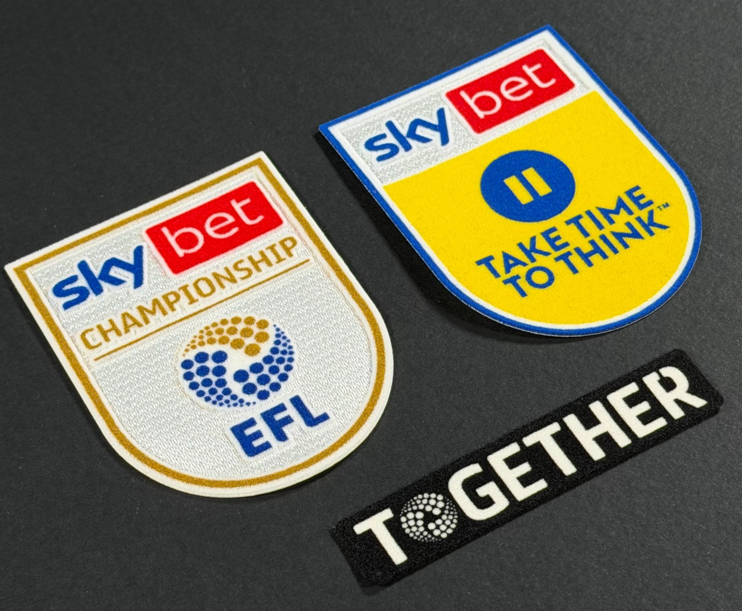 22 23 EFL SKY BET CHAMPIONSHIP OFFICIAL CHAMPIONSHIP SLEEVE PATCH SET