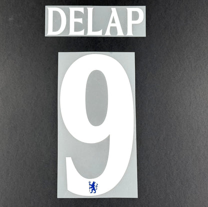 2025 2026 OFFICIAL CHELSEA HOME DELAP 9 CUP PRINT PLAYER SIZE NAMESET