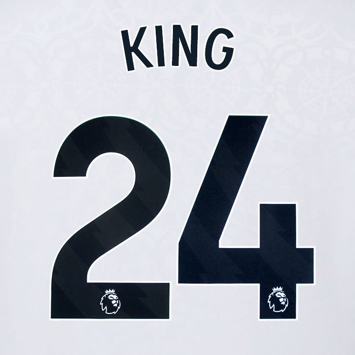 2025 2026 OFFICIAL FULHAM KING 24 BLACK HOME PLAYER SIZE NAMESET