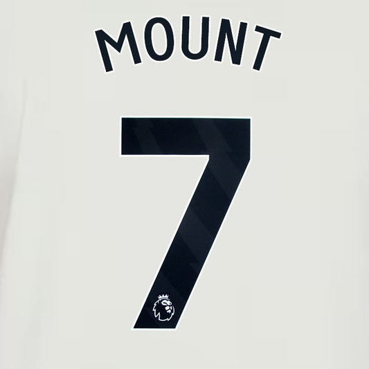 2024 2025 MANCHESTER UNITED MOUNT 7 3RD BLACK PLAYER SIZE NAMESET