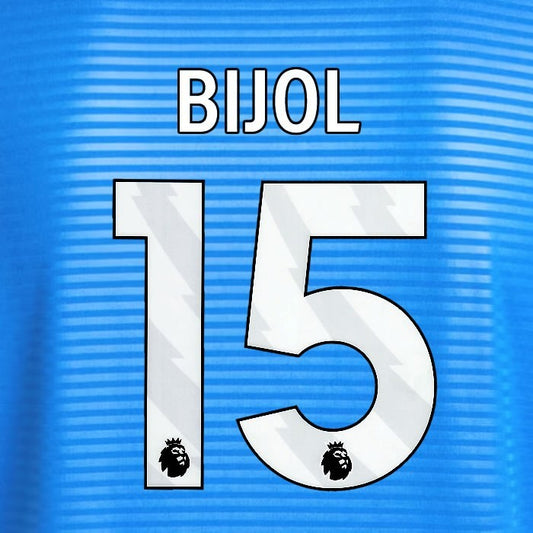 2025 2026 OFFICIAL LEEDS UNITED BIJOL 15 WHITE AWAY PLAYER SIZE NAMESET