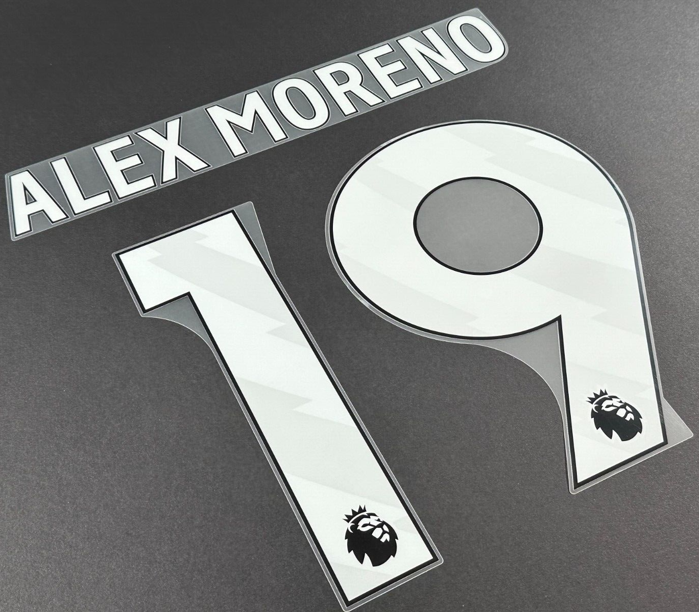 23 - 24 NOTTINGHAM FOREST ALEX MORENO 19 AVERY DENNISON PLAYER SIZE NAME SET