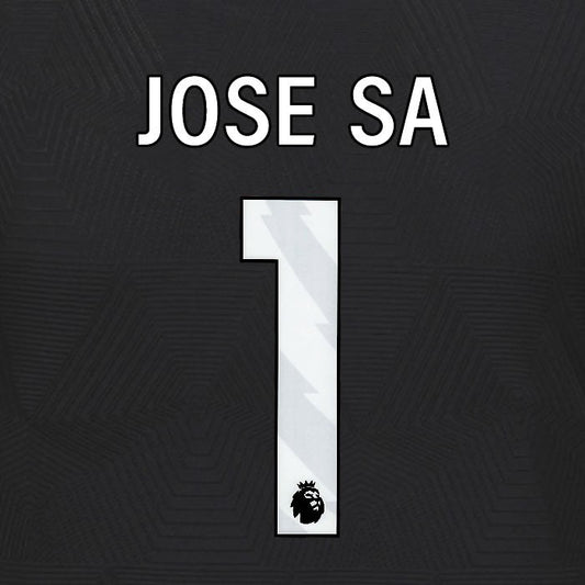 2024 2025 WOLVES AWAY WHITE JOSE SA 1 OFFICIAL PLAYER SIZE NAMESET