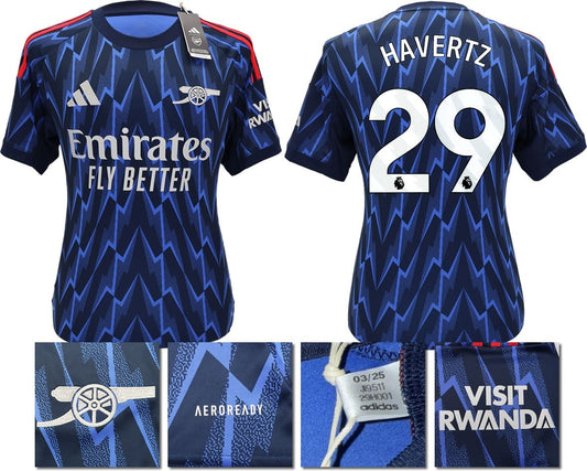 BNWT 2025/2026 ARSENAL F.C. ADIDAS AWAY SHIRT HAVERTZ 29