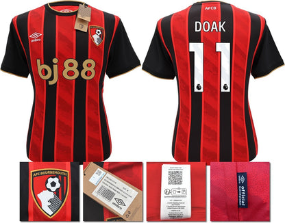 BNWT 2025 2026 UMBRO AFC BOURNEMOUTH HOME SHIRT DOAK 11