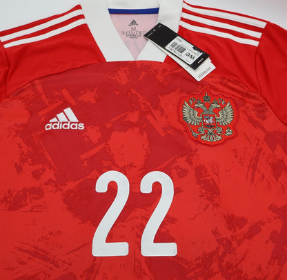 BNWT RUSSIA ADIDAS HOME 2020 2021 DZYUBA 22 SHIRT MENS MEDIUM
