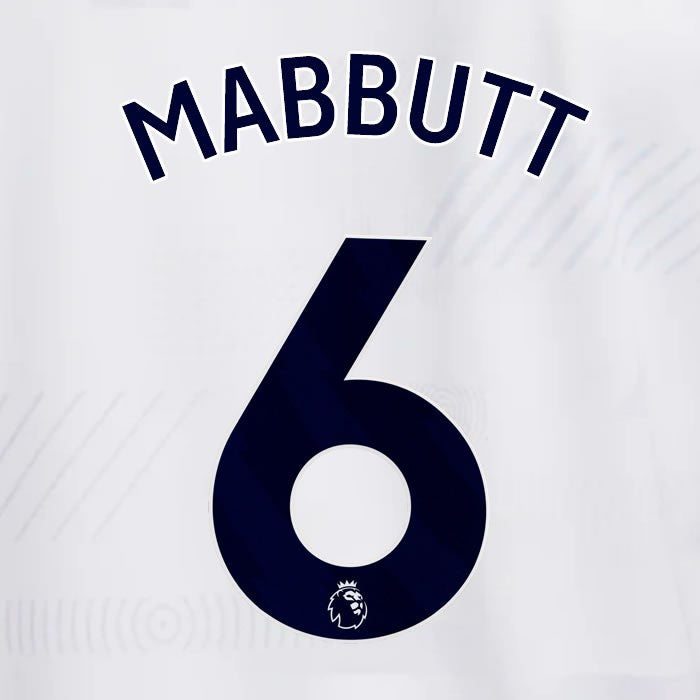 SPURS 2023 2024 MABBUTT 6 BLUE HOME PLAYER SIZE NAME SET