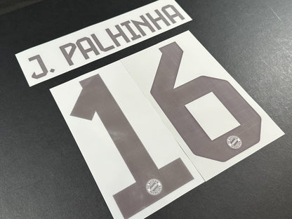 2024 2025 OFFICIAL BAYERN J. PALHINHA 16 HOME DARK RED PLAYER SIZE NAMESET