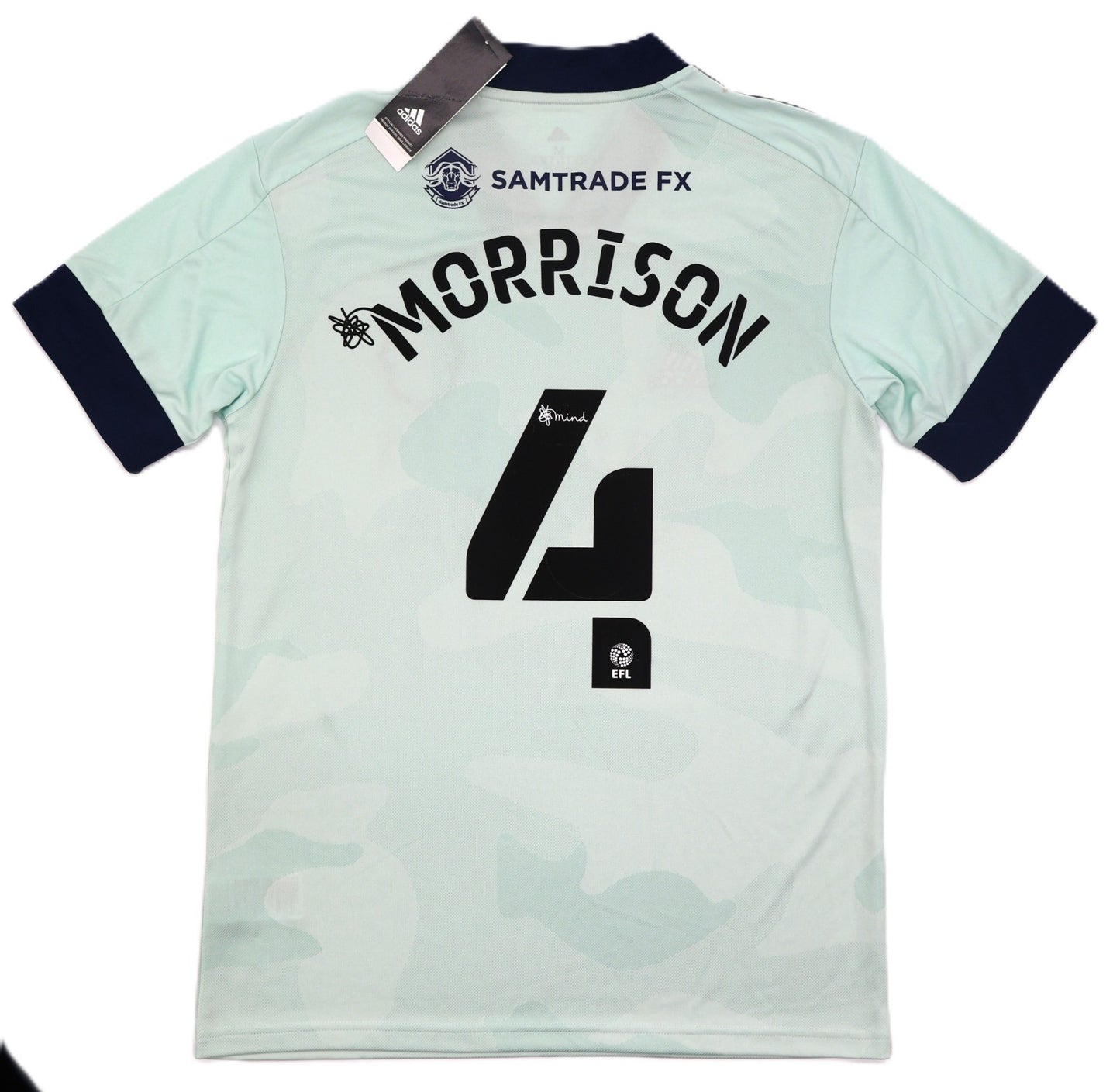 BNWT 2020 2021 ADIDAS CARDIFF CITY AWAY SHIRT MORRISON 4 MEN'S MEDIUM