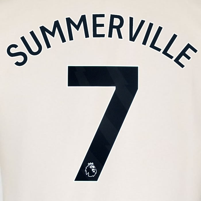 2025 2026 WEST HAM SUMMERVILE 7 OFFICIAL BLACK AWAY PLAYER SIZE NAMESET