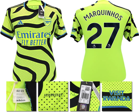 BNWT 2023 2024 ARSENAL F.C. ADIDAS AWAY SHIRT MARQUINHOS 27