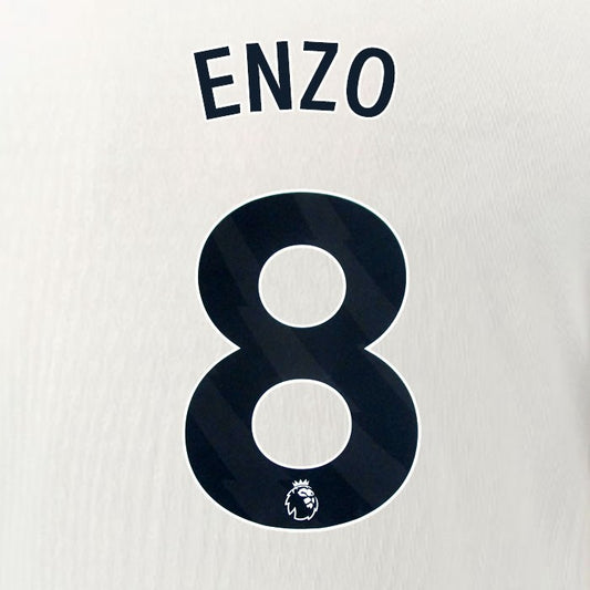 2025 2026 OFFICIAL CHELSEA ENZO 8 BLACK AWAY PLAYER SIZE NAMESET