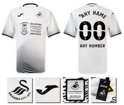 BNWT 2020 2021 SWANSEA CITY HOME JOMA FOOTBALL SHIRT PERSONALISED MEN'S