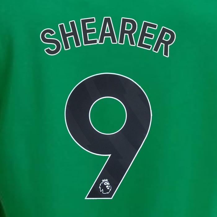 2023 2024 NEWCASTLE SHEARER 9 OFFICIAL BLACK AWAY PLAYER SIZE NAME SET