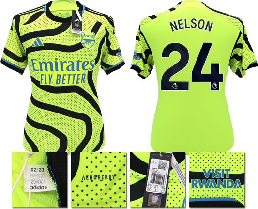 BNWT 2023 2024 ARSENAL F.C. ADIDAS AWAY SHIRT NELSON 24