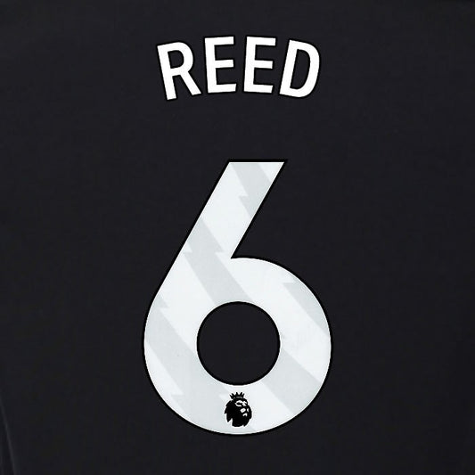 2025 2026 OFFICIAL FULHAM REED 6 WHITE 3RD PLAYER SIZE NAMESET