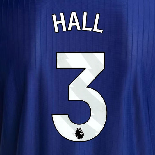 2025 2026 NEWCASTLE HALL 3 OFFICIAL WHITE 3RD PLAYER SIZE NAME SET