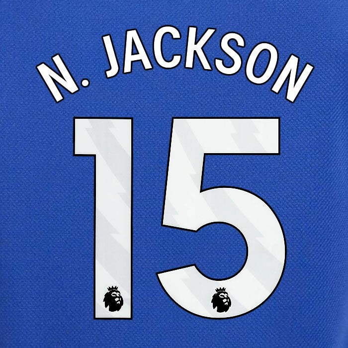 2023 2024 OFFICIAL CHELSEA N. JACKSON 15 WHITE HOME PLAYER SIZE NAMESET
