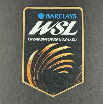 2025 2026 OFFICIAL SPORTING ID WSL CHELSEA CHAMPIONS SLEEVE PATCH