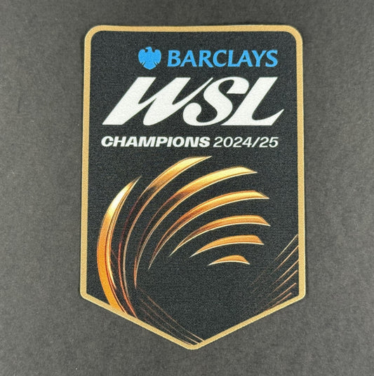 2025 2026 OFFICIAL SPORTING ID WSL CHELSEA CHAMPIONS SLEEVE PATCH