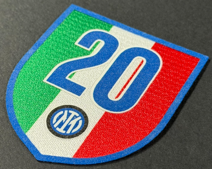 2024 2025 INTER MILAN COMMEMORATIVE PATCH 20th ANNIVERSARY  ( SCUDETTO) 70MM