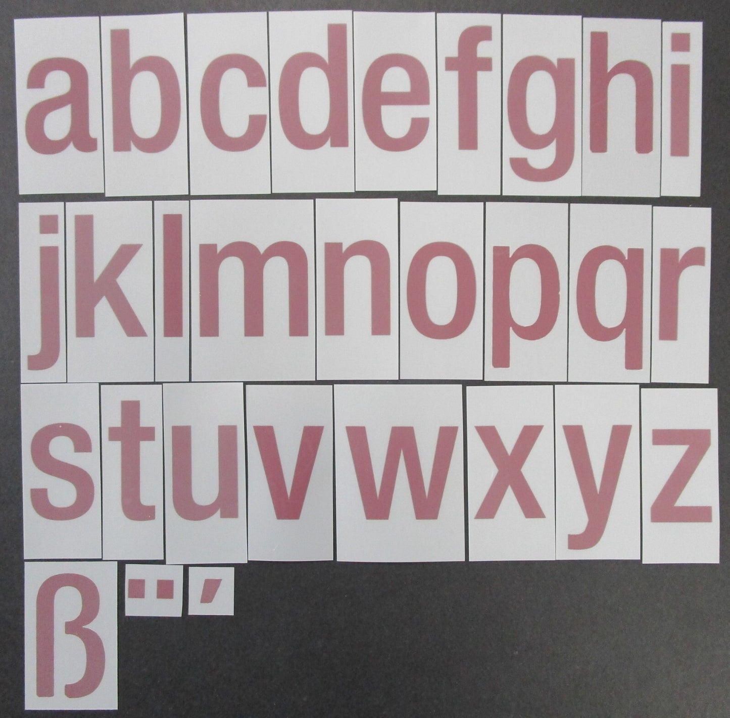 SWITZERLAND 2020 - 2021 OFFICIAL AWAY PLAYER SIZE LETTERS