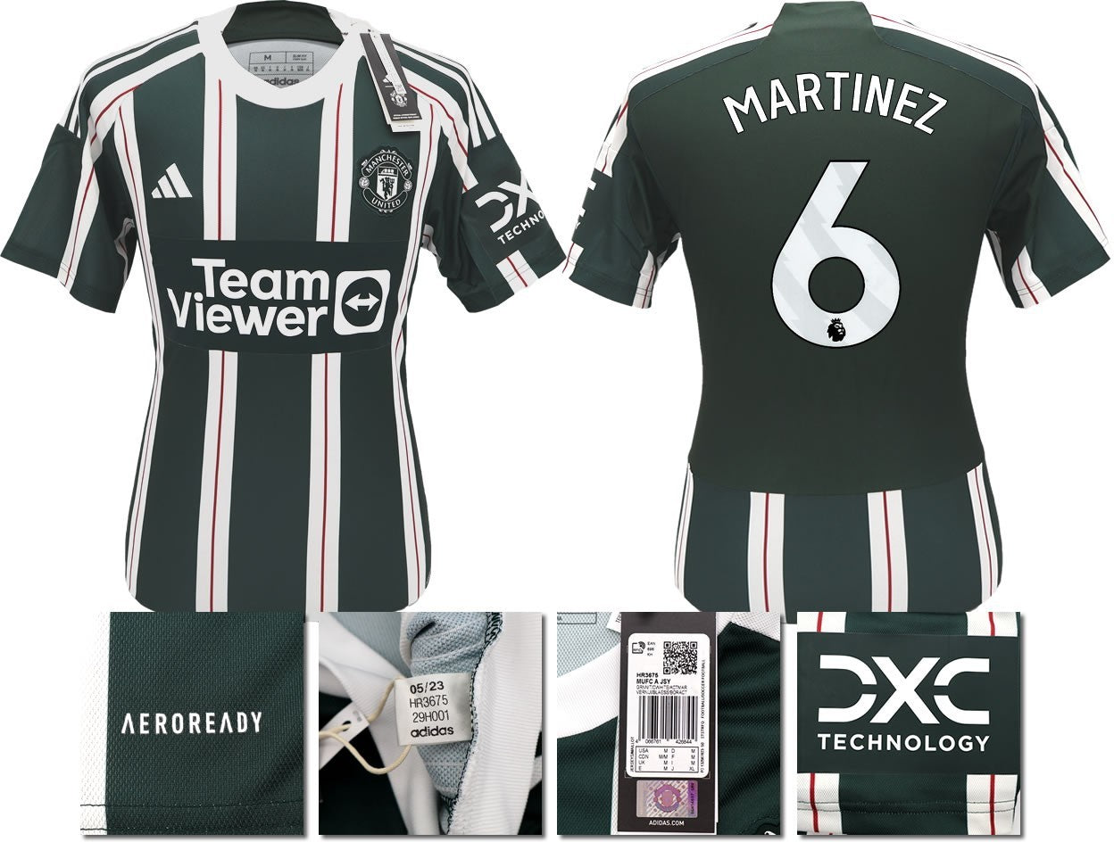 BNWT 2023 2024 MAN UTD ADIDAS AWAY SHIRT MARTINEZ 6