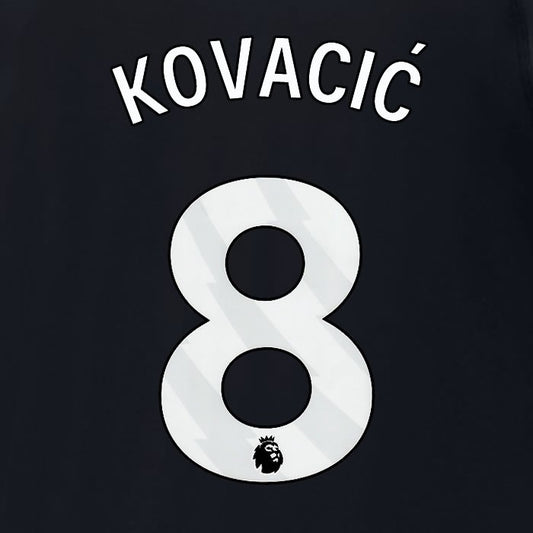 2023 2024 MAN CITY KOVACIC 8 WHITE 3RD PLAYER SIZE NAME SET