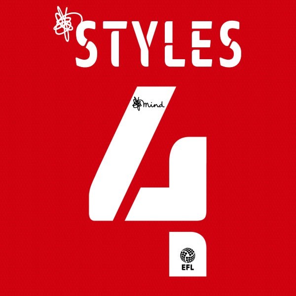 BARNSLEY 2020 2021 OFFICIAL STYLES 4 HOME PLAYER SIZE NAME SET