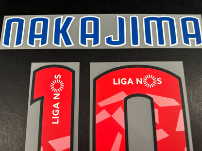 FC PORTO 2019 2021 OFFICIAL NAKAJIMA 10 HOME PLAYER SIZE NAMESET